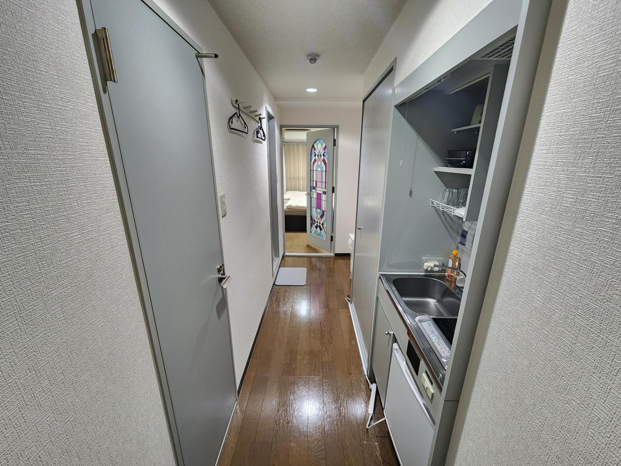 난바역 도보5분 시내중심 Mori Apartment Ōsaka Extérieur photo